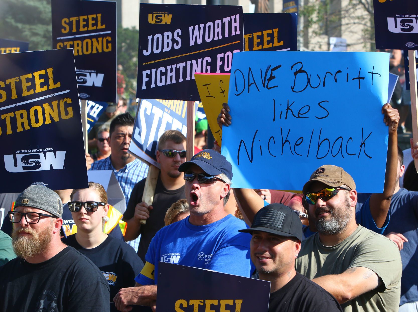Gallery: Steelworkers rally in Gary